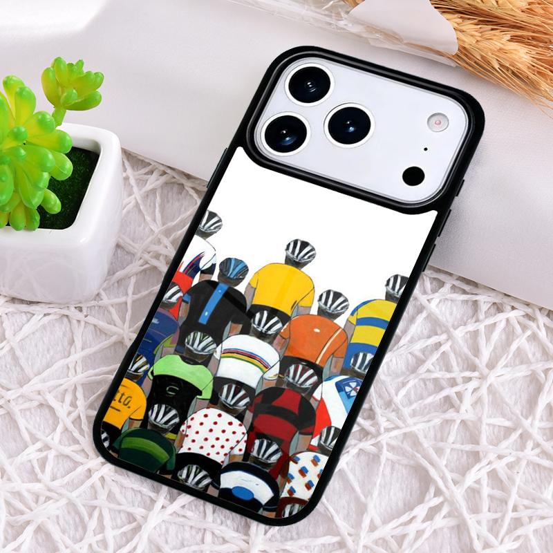 

Mountain Bikes Cycling soft Shockproof Phone Case for iPhone 17 Air 16e 15 11 12 14 13 Pro Max Cover Coque iPhone17