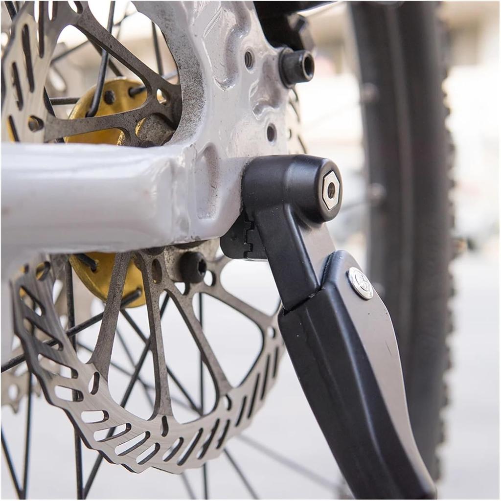 Side Stand Kickstand Motorcycle Kickstand 5mm QR Adjustable Side Stay Carbon Frame 26/27.5/29/700c Motorcycle Rack Stands Road