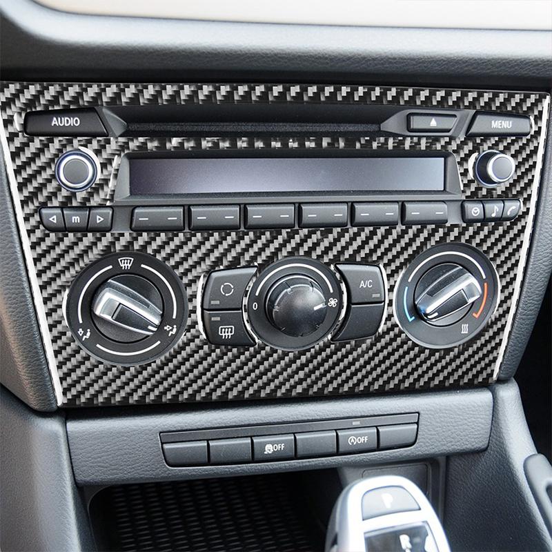 Für BMW E84 X1 2010-2015 Carbon Fiber Getriebe Shift Fenster Lift Control Panel Air Outlet Anzug Auto Innen zubehör