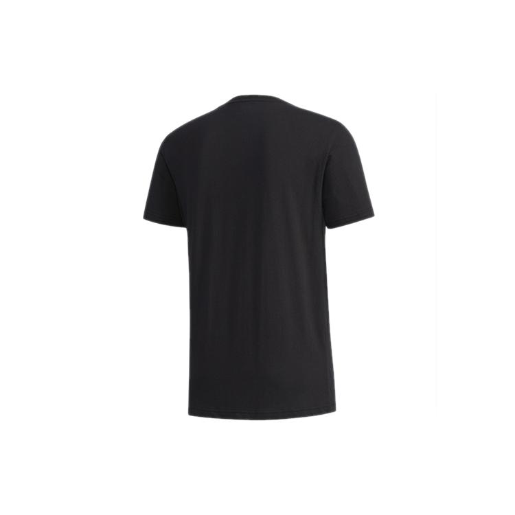Adidas Neo T Shirts Men's Black Crew Neck Moderate Straight Fit FP7441