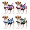 Dog Life Vest Safety Swimsuit Save Handle for Small Medium Dogs Swimming Vest with Reflective Stripes Flotation Suit