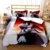 Steins; Gate Digital Printed Polyester Bedding Set for Boys and Girls Three Piece Comfortable Soft Couple Gift Bedding Set