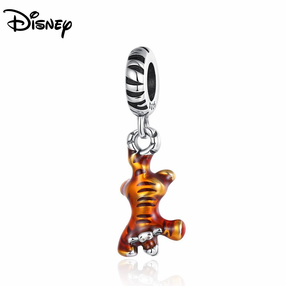 Disney 925 Silver Red Spider Ratatouille Charms Bead Earrings Bracelet Fit Original Bracelets DIY Birthday Jewelry Gift