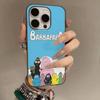 Cartoon Barbapapa Phone Case For IPhone 17 16 15 14 13 12 11 Corrugated Frosted Soft Cover Anti-Slip