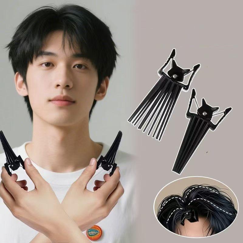 1 Set flauschige Haarstyling-Tools für Locken, Haarwurzel-Fluffy Snap-Clip, breiter Kamm mit gezahnter Textur, Friseurzubehör