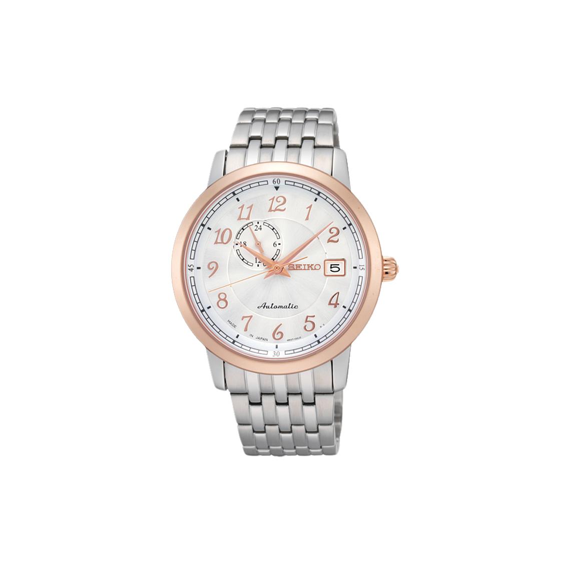 SEIKO Presage Automatic Mechanical Movement Watch 44 Men s Watches White Dial SSA090J1
