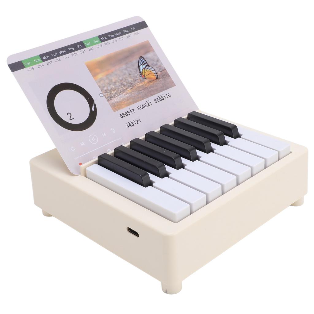 Miniature Piano Desk Calendar Innovative Playable Music Desk Desktop Ornament For   Desks