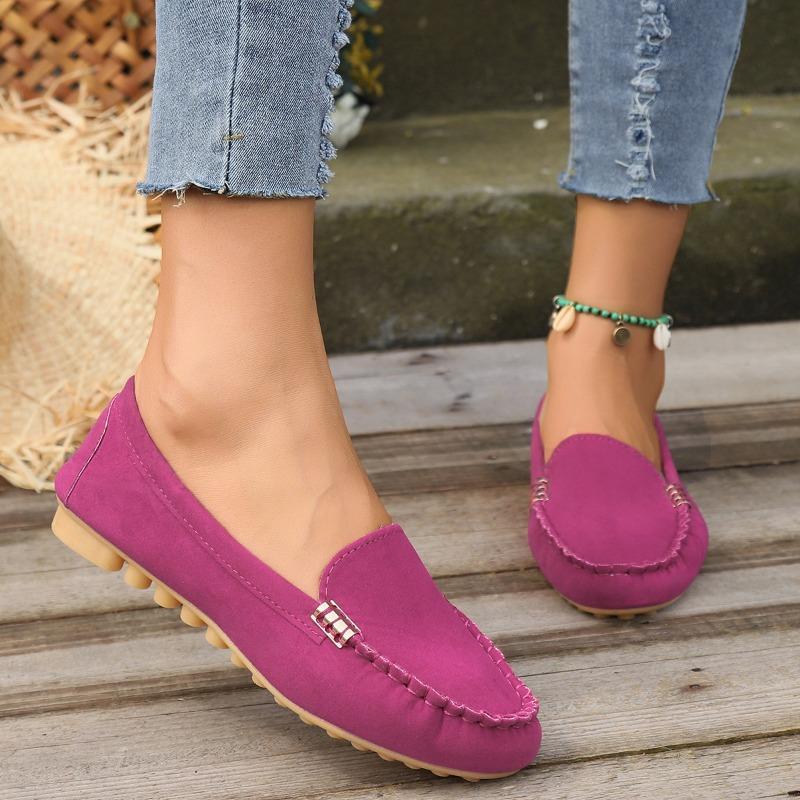 Shoes for Women Fashion Spring Autumn Women Casual Flat Shoes Slips Round Toe Denim Flat Loafer Plus Size Jeans Zapatos
