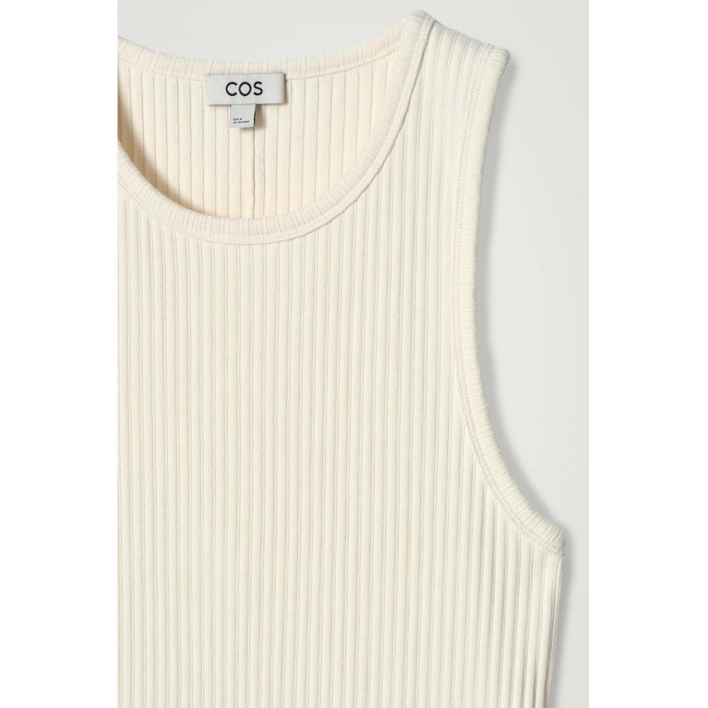 Cos Japan Slim Fit Ribbed Cotton Tank Top