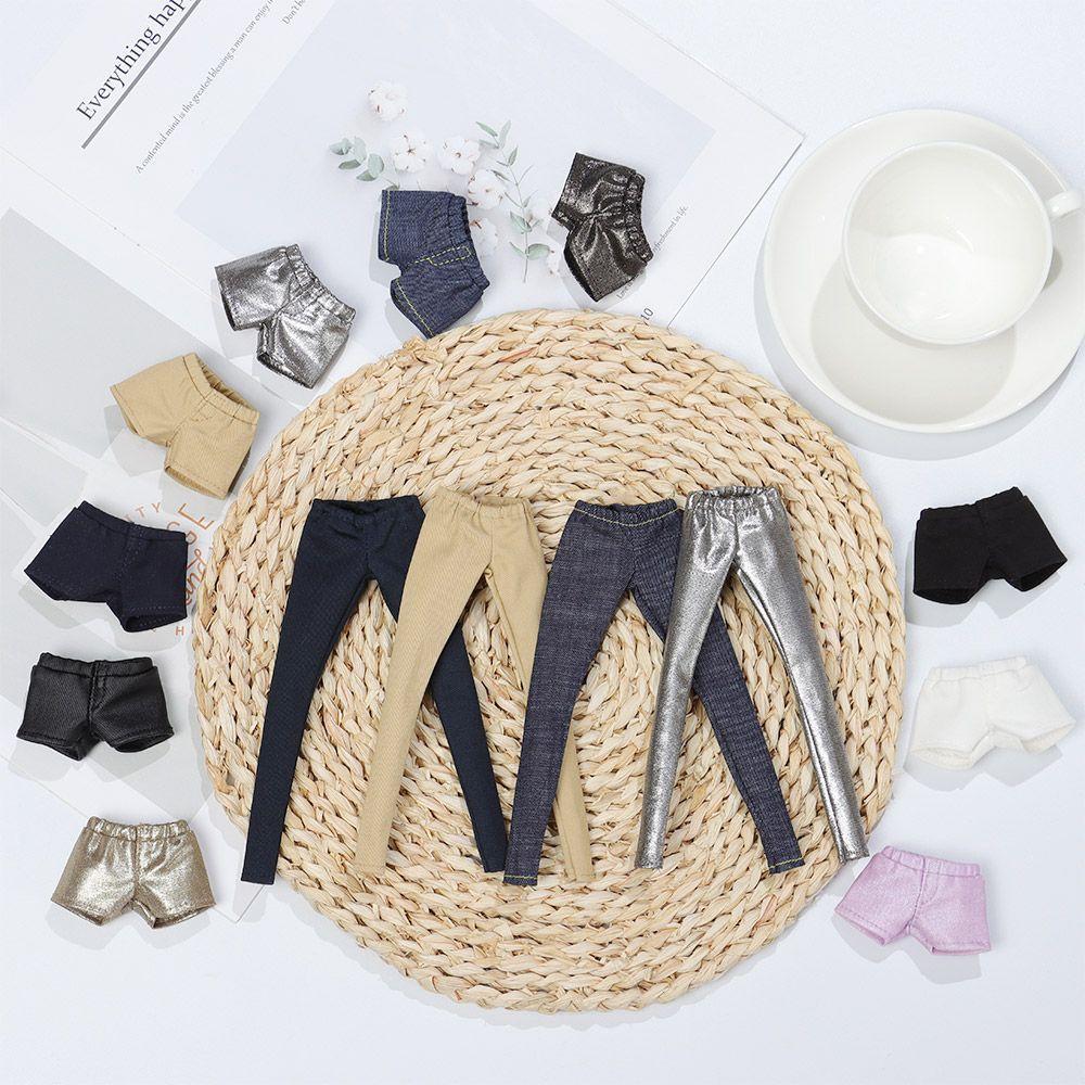 Handmade PU Leather 20 Styles Elastic Shorts Bottom Pants Dolls Accessories Doll Clothes