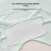 Plus Size Women's Summer Ice Silk Non Mark Quick Drying Breathable Cotton Crotch High Waist Flat Angle Briefs