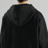 Mao Ren Men's Casual Half-Zip Hooded Sweatshirt