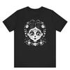 Day of the Dead Inspired Tee, Sugar Skull T-Shirt, Unisex Halloween Shirt, Boho Style Top, Festival Apparel, Unique Graphic Tee