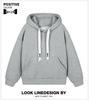 2025 Autumn/Winter Unisex Loose Casual Henley Hoodie Jacket