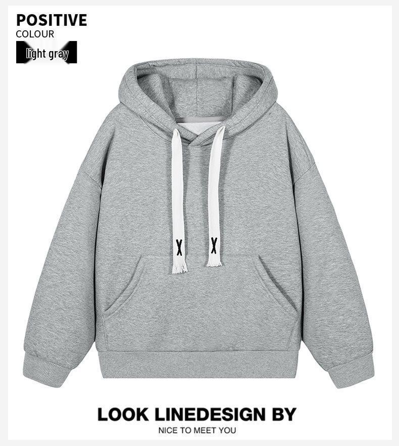 2025 Autumn/Winter Unisex Loose Casual Henley Hoodie Jacket
