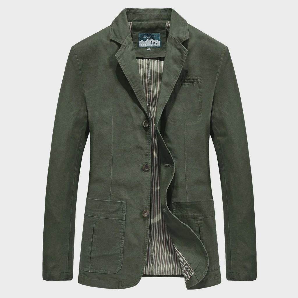 Cross-Border Special Edition Men's Cotton Casual Suit Jacket, Large Size (Spring/Autumn) 817