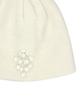 OTHER-worldly Drop Beads Angora Short Beanie [Ivory]