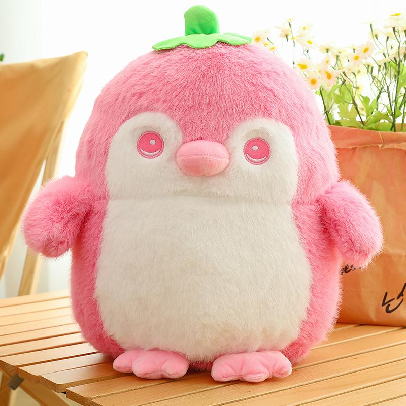 Fruit Penguin Plush Toy Fairy Peach Transformation Penguin Doll Doll Children Sleeping Pillow Birthday Gift