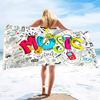 Musical Note Beach Towel Quick Dry Microfiber Absorbent Bath Towel Outdoor Travel Sport Oversized Beach Towels for Adults Kids