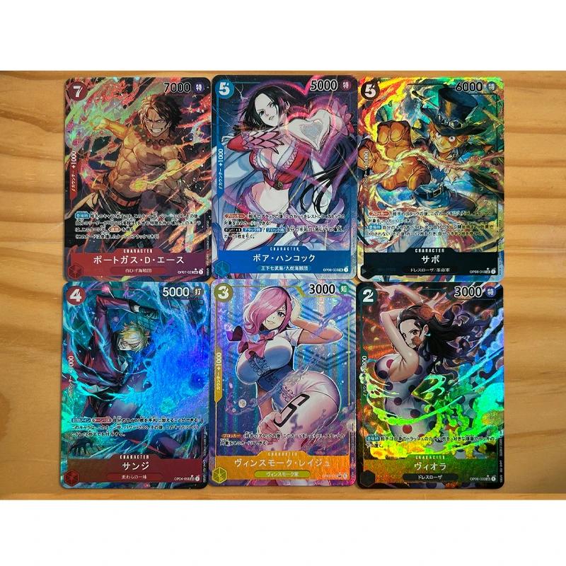 One Piece Diy Monkey Roronoa Zoro D Luffy Self Control Collect Signature Trading Flash Card Anime Cartoon Lovely Gift 63*88mm