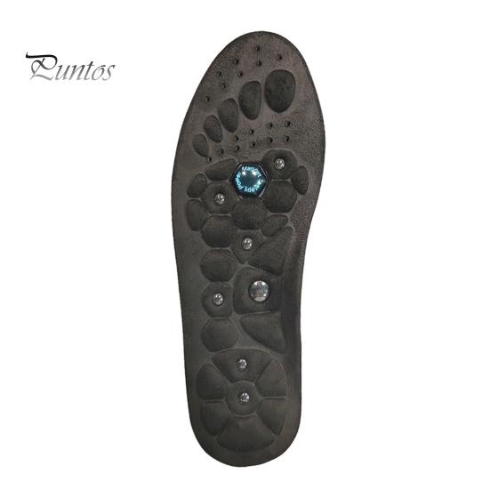 

1 пара магнитотерапевтических стелек, акупрессурные массажные стельки для мужчин и женщин, вставки для ног, улучшающие циркуляцию крови, снимающие давление S чёрный