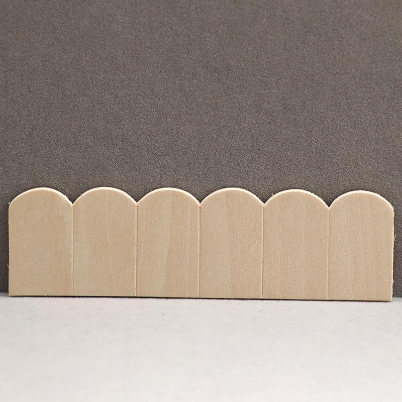 1:12 Dollhouse Roof Accessories: DIY Wooden Tiles (12 Pieces)