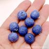 8 Stück Blaubeer-Form Niedliche Ornamente Frucht-Anhänger Schmuckherstellung DIY Halsketten Armbänder Ohrringe Schlüsselanhänger Zubehör