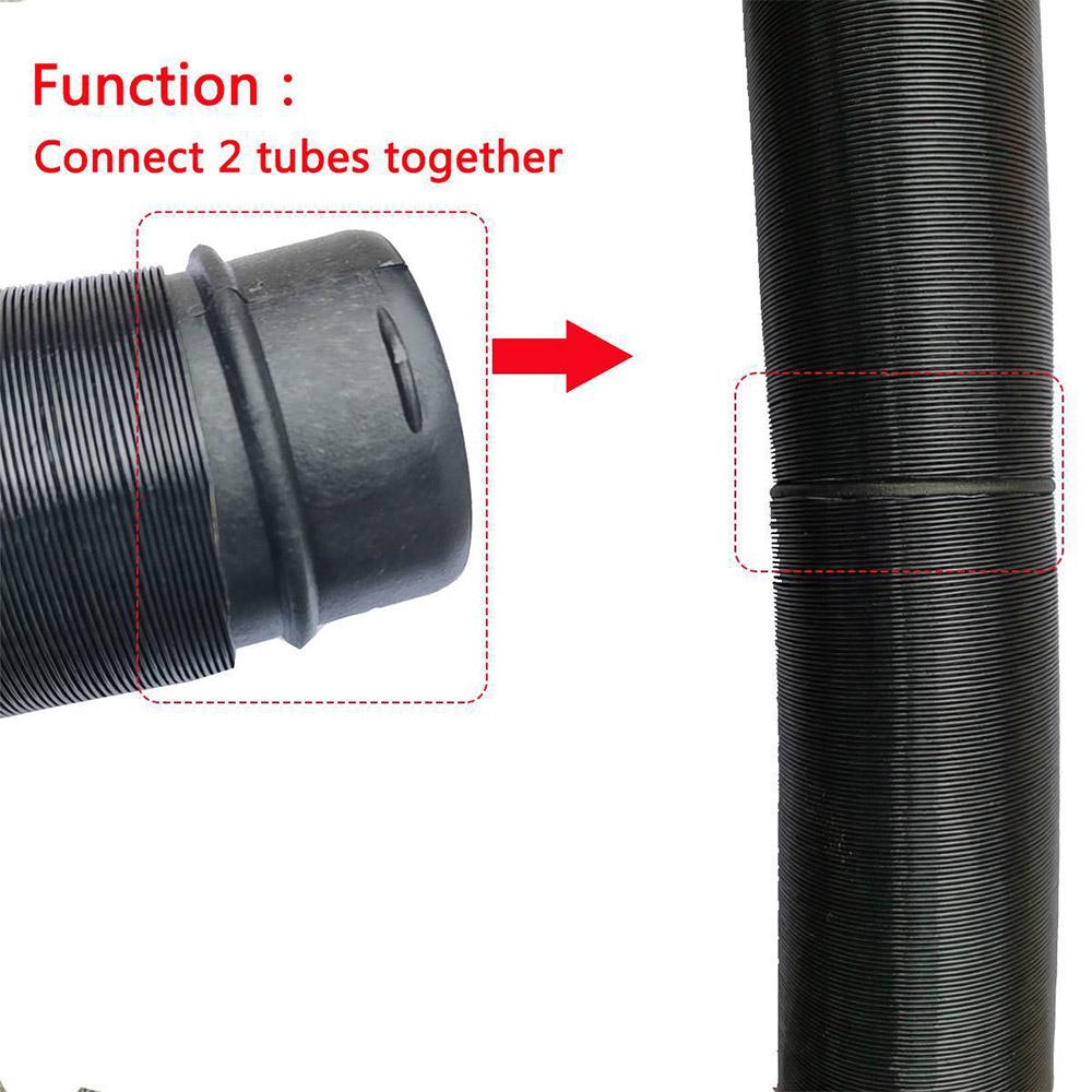 2 Connettori Per Tubo Canalizzazione 75 Mm Per Stufa Diesel Eberspacher, Ricambio 221000010006 - 3