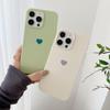 Apple 17PROMAX love matte mobile phone case, small love mobile phone case, matte feel soft case 16PRO is suitable.