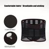 Nylon Back Brace Black Spine Support Belt New Waist Trainer Belt  Spine Support