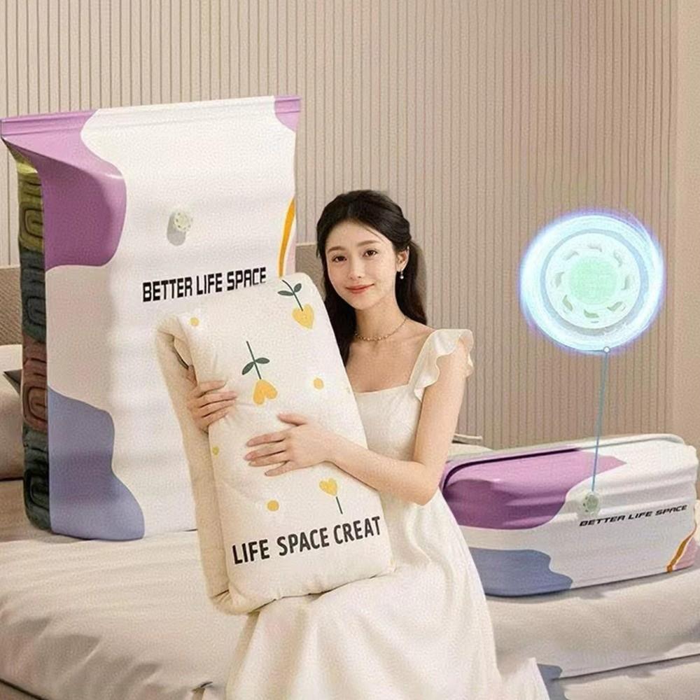 No Pump Seal Compression Bag Dust-proof Clothes Blankets Organizer Travel Accessories