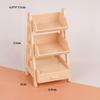 High Quality Mini 1:12 Dollhouse Furniture Multistyles Plastic DIY Miniature Shelf Bogu Empty Shelf