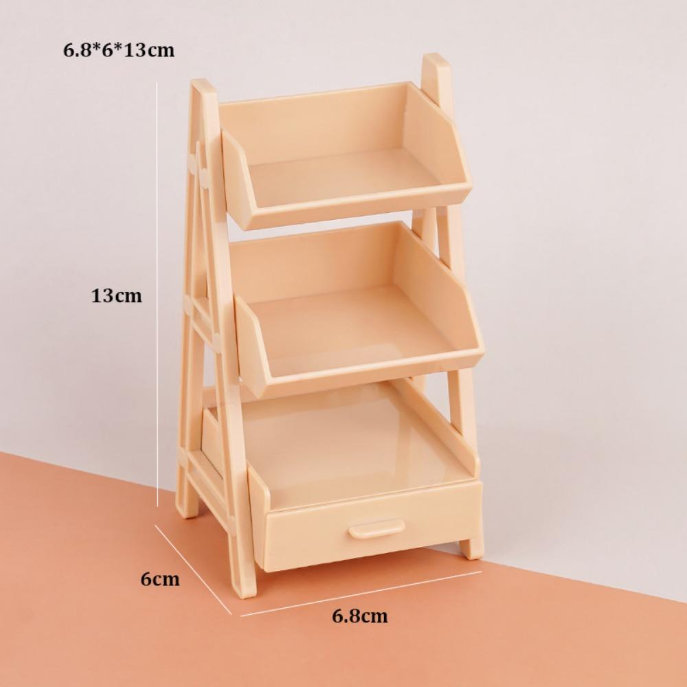 High Quality Mini 1:12 Dollhouse Furniture Multistyles Plastic DIY Miniature Shelf Bogu Empty Shelf