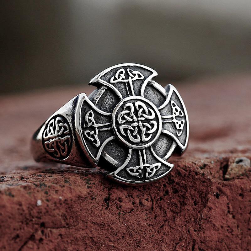 Новые Норвежские Викинги Кельтские Узловые Кольца для Мужчин Женщин Модные Простые Винтажные Тотемные Кольца Байкера Ювелирные Изделия из Нержавеющей Стали 7