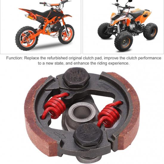 Aramox Clutch Pad with Springs for 2 Stroke Dirt Bike 4 Wheeler, Clutch Pad 75mm/2.95in OD Heavy Duty