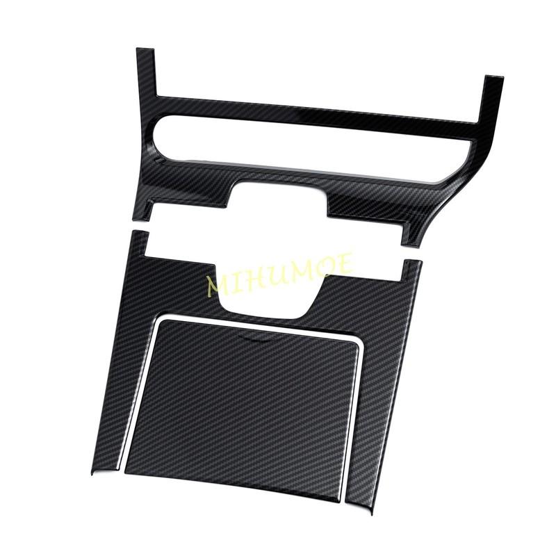 Pentru Toyota BZ4X EA10 2024 2025 Fibra de Carbon Panou Decorativ pentru Schimbător de Viteze Consola Centrală Îmbunătățire Interioară