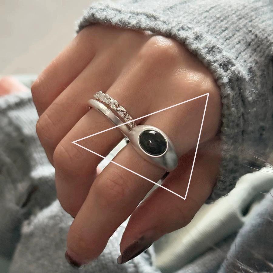 925 Silver Flower Lace Ring Korean Fashion Opening Inlaid CZ Adjustable Rings Valentine's Day Gift