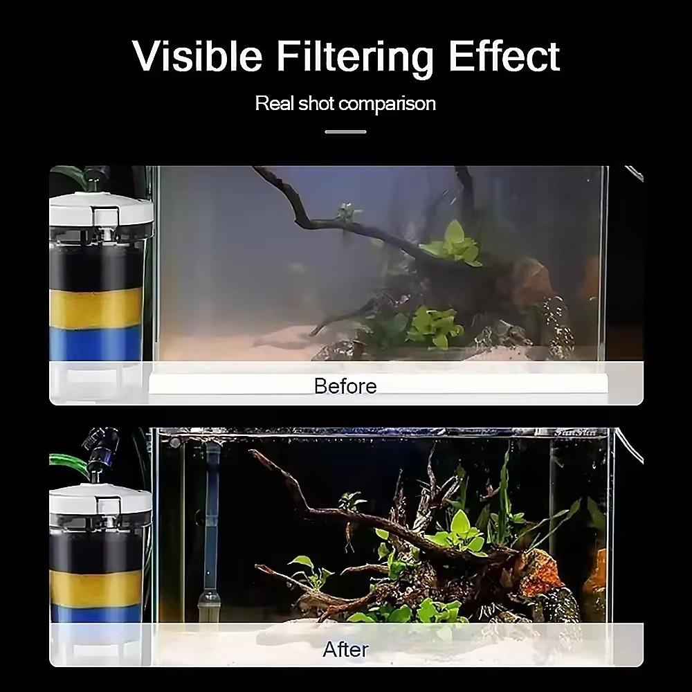 Mini Size Mini Fish Tank Filter Without Pump Filter Barrel  Fish Tank Maintenance