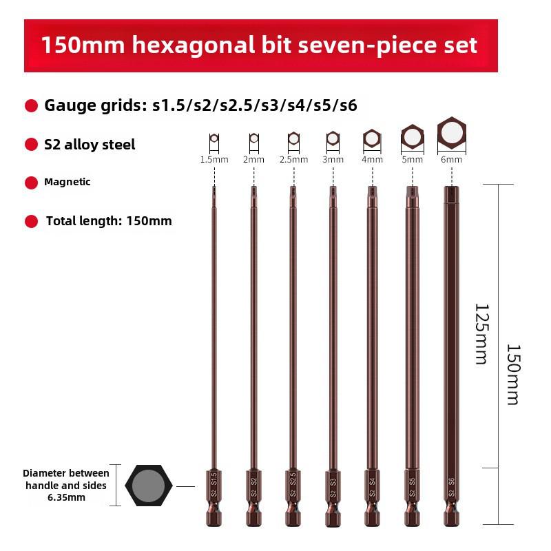 Sada elektrických šroubovacích bitů Qingwei S2 Strong s magnetickou šestihrannou rukojetí