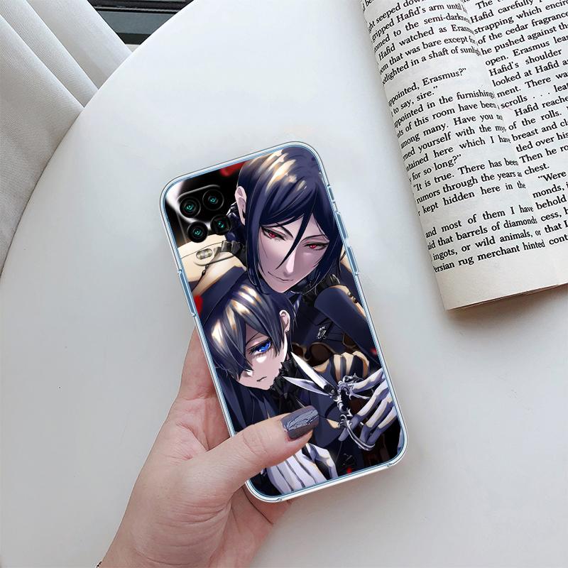 RP7 Black Butler Transparent Case for LG K22 K30 K40 K40S K41 K42 K50 K50S K51 K51S K52 K61 K62 K71 K92 Q60 Q61 V40 V50 V60