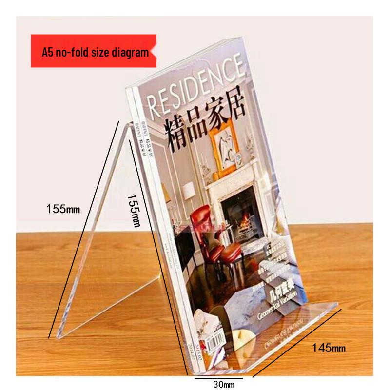 Acrylic Bookends and Stand for Books, Booklets, Records, and Displays