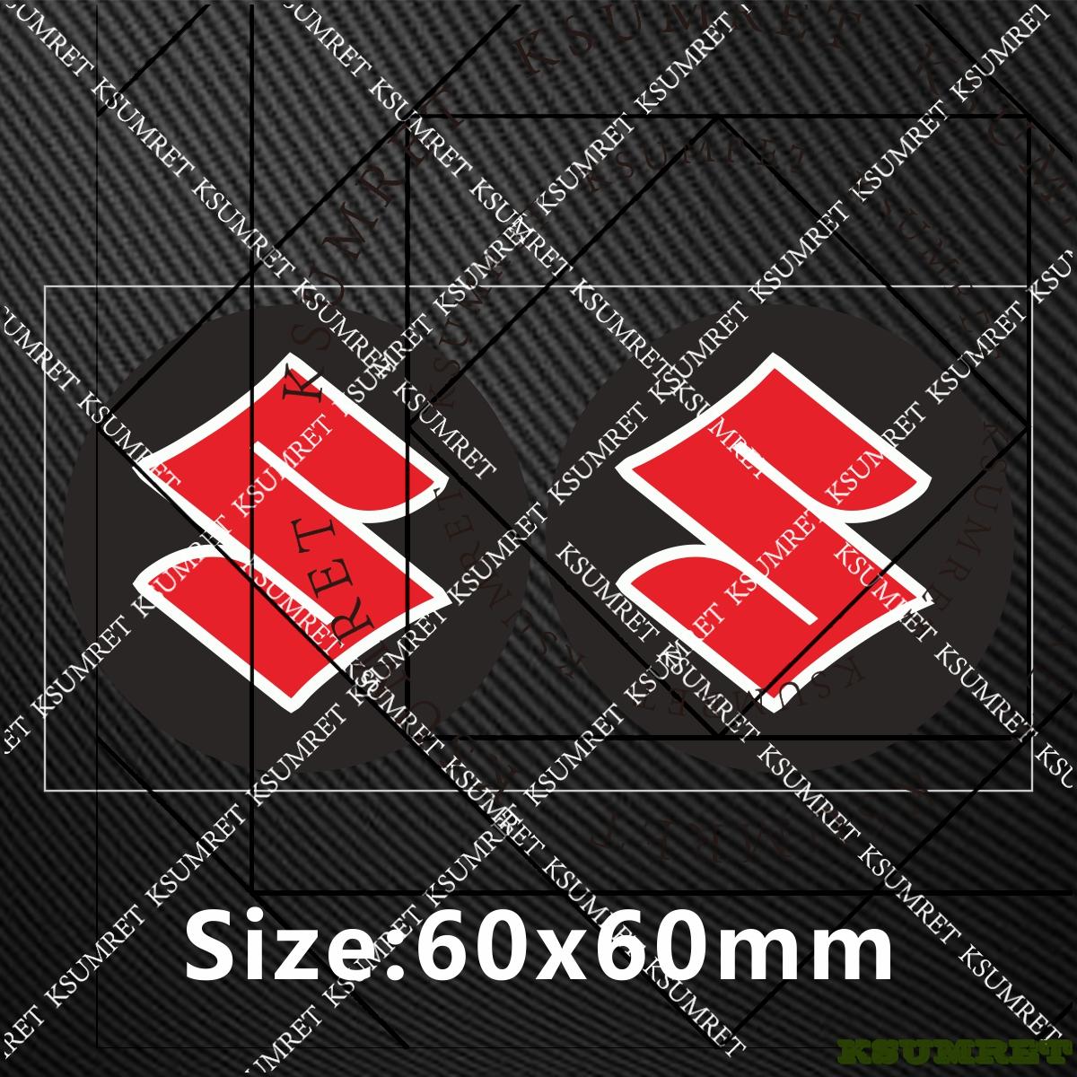AAGJ1 For Suzuki Stickers Motorcycle Sticker S Emblem Decal красный