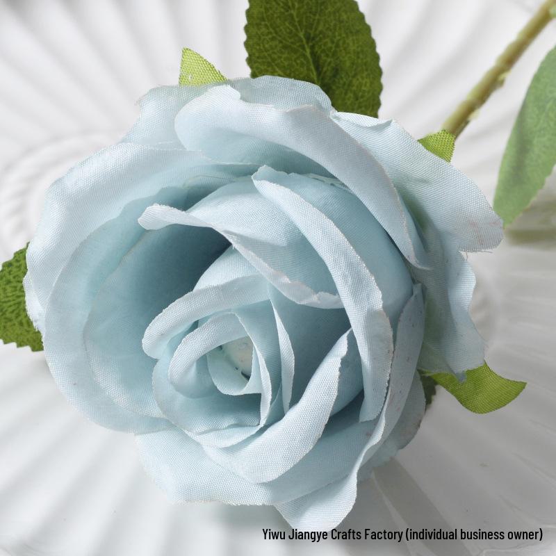 Large Flannel Rose Silk Bouquet for Wedding and Valentine's Day Home Decor