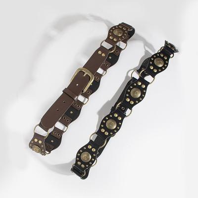 New Female Retro Cut Western Style Denim Fashion Personality Handsome Hot Girl Belt