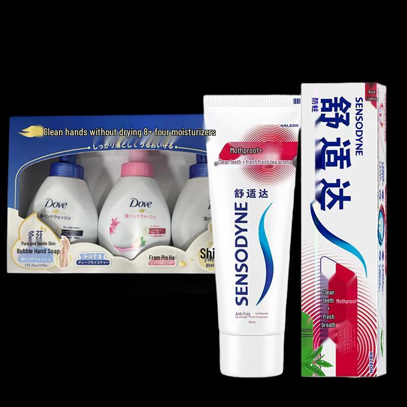 

Dove Foaming Hand Wash & Sensodyne Toothpaste Bundle
