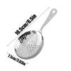 Strainer For Bartending Stainless Steel Spoon Professional Drink Sieve For Home Making Beverage Preparation Shaker Mixing Glass