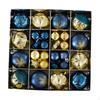 44 Pieces Christmas Ornaments Hanging Xmas Tree Ball with Loops for Anniversaries