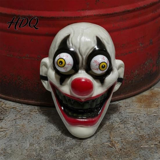 Maschera Horror Resistente per Halloween a Maschera Intera con Occhi Sanguinanti Sporgenti, Festa Spaventosa Realistica Tridimensionale per Feste Cosplay per Adulti