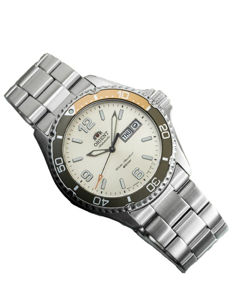 Orient Automatic Mechanical Clock with Stainless Steel Dial RA-AA0821S19B