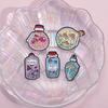 And Decorative Fun Cartoon Brooch With Eyecatching Magic Potion And Mushroom Patterns For Everyday Wear